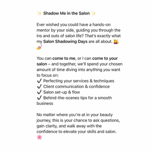 Salon Shadow Days